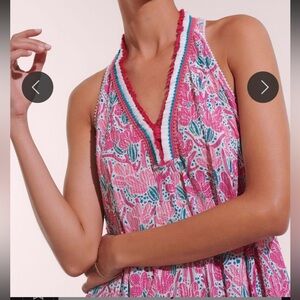 Poupette St Barth Nava Maxi Dress in Pink floral